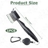 SOGHO Golf Bürste,Bürste Golf,Golf Club Bürste,Karabiner Golf Reinigungswerkzeug,schlägerbürste Golf,Golf zubehör,Mit