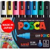 POSCA 8-Color Paint Marker Set, PC-5M Medium