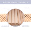 HOSSIAN Wooden Dowel Rods 20PCS Wood Sticks Wooden dowels for
