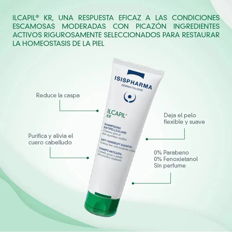 Isispharma Ilcapil Kr Shampoo Anti Caspa 150ml Purifica Alivia Cuero
