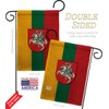 Lithuania Burlap Garden Flags Pack Regional Nationality Nation International World