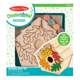 Melissa & Doug Created by Me! Birdhouse Build-Your-Own Wooden Craft Kit