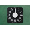 TimeTEX Blackboard Time Clock Automatic Magnetic 19 x 19 cm