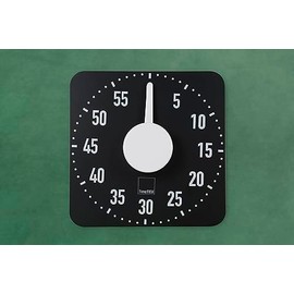 TimeTEX Blackboard Time Clock Automatic Magnetic 19 x 19 cm