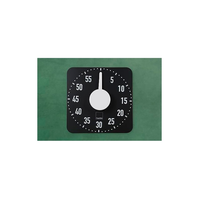 TimeTEX Blackboard Time Clock Automatic Magnetic 19 x 19 cm