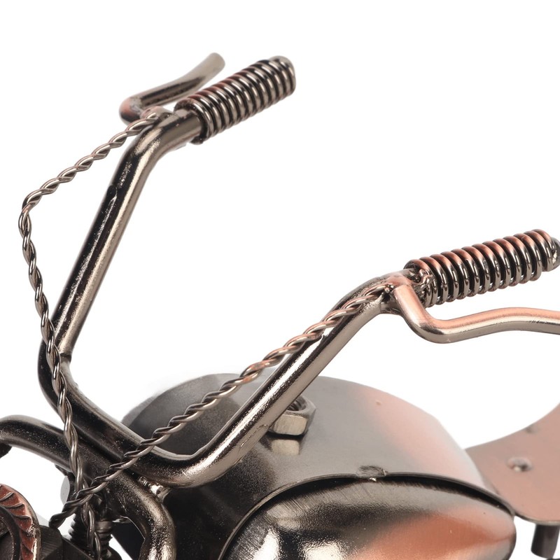 Metal Motorcycle Ornaments, Retro Decorative Art Collection Decoration for Living