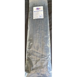 AIM 50 Pack Aim 24" Heavy Duty Cable Ties 175lb Tensile TI RTV-2400-BLK Black Nylon