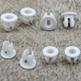 ULEIVA Replacement Joint Bushing Pack of 8 White Compatible with Bremshey Dinett Gerlinol ADT Serving Trolley Side Table Tea Trolley Socket