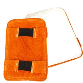YaoooosF Welding Hand Pad for Welding, Hand Shield, Hand Heat Shield, Welding Gloves, Burn-Prevention, Cowhide Leather, Safety Gloves, Welding Gloves, Insulation, Fireproof, High Temperature