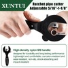 XUNTUI Ratche Tube Cutter |One-Hand Operation for Tight Spaces |
