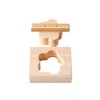 Yamako Onigiri Sushi Press Mold, Hinoki Mold, Flower, Approx. 3.5