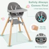 Costway 6 in 1 Convertible Baby High Chair & Junior