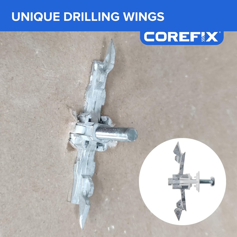Corefix Spike TV Mounting Kit 4 Pack - Heavy Duty