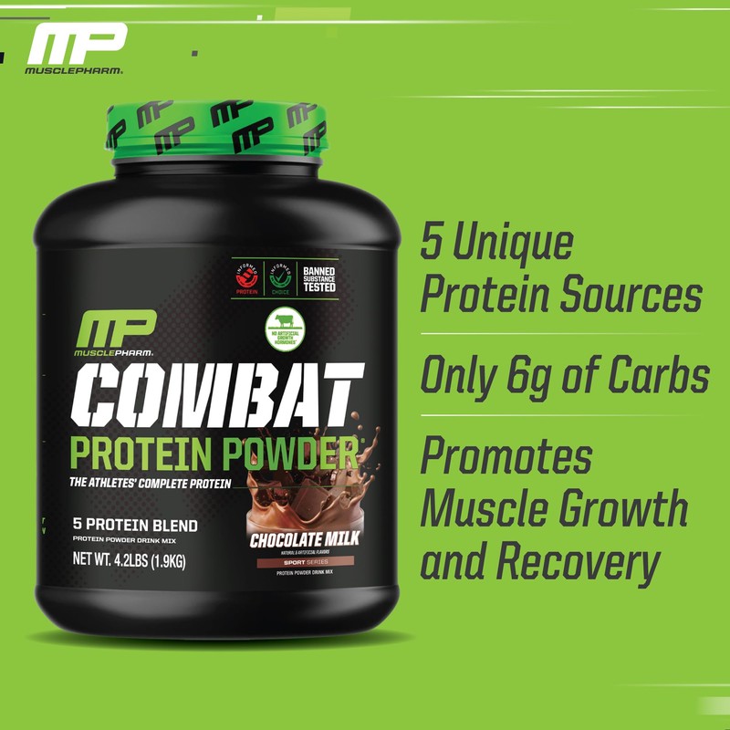 Muscle Pharm Muscle Pharm Combat 4lb Chocolate Protein and MusclePharm
