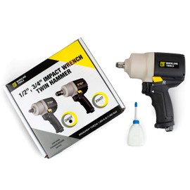 Berkling Tools 2463T 1/2" HEAVY DUTY Pneumatic Impact Wrench - Air Powered, Twin Hammer, Composite Handle