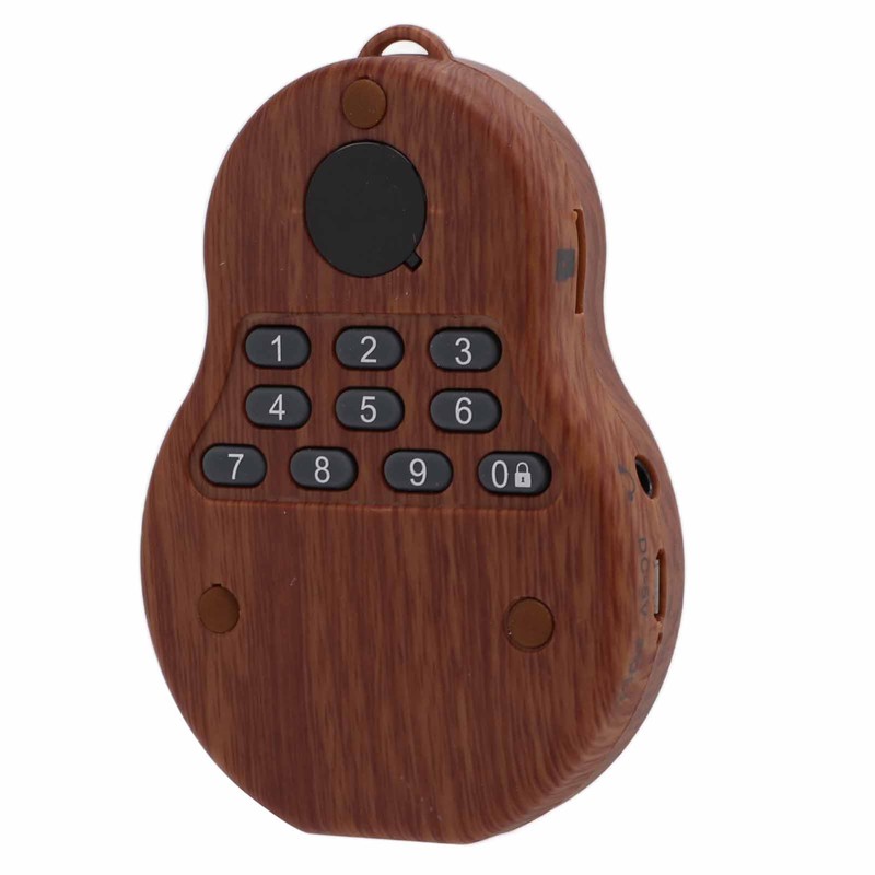 Buddha Player Mini Portable Wood Color Hanging Neck Music Buddhist