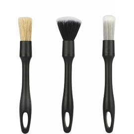 MIFARA Car Wash Brush Detailing Brush Soft Medium Hard Motorcycle Gear Tire Cleaning Gap Cleaning Dirt Removal Bra Set of 3