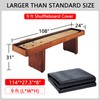 YDDS Waterproof Shuffleboard Table Cover for Shuffleboard Table 9ft Heavy