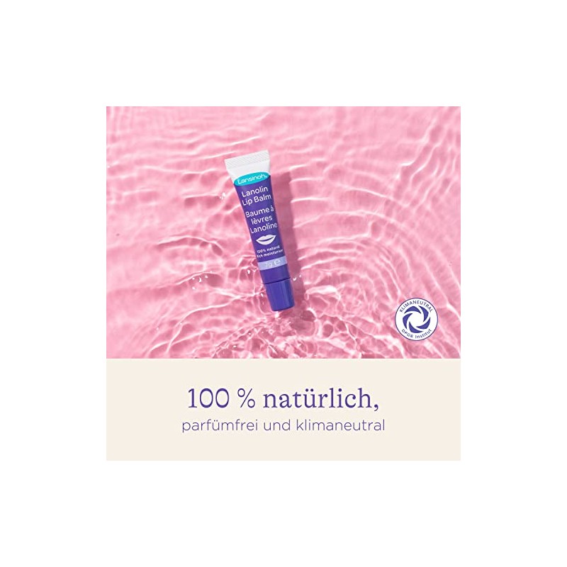 Lansinoh Lanolin Lip Balm - Soothes and Protects Dry &