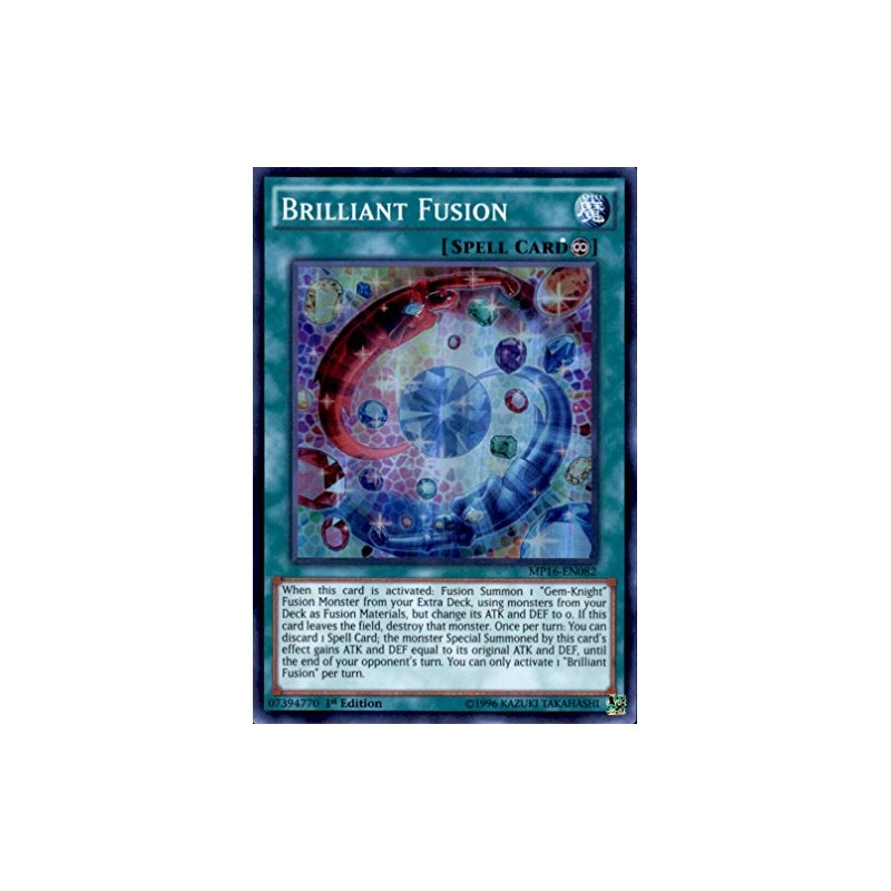 Yu-Gi-Oh!! - Brilliant Fusion (MP16-EN082) - Mega Pack 2016 -