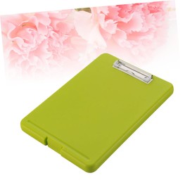 Operitacx Clip Board Storage Box Plastic Clipboard Folio Paper Holder Clipboard Lightweight File Box for Teachers Students