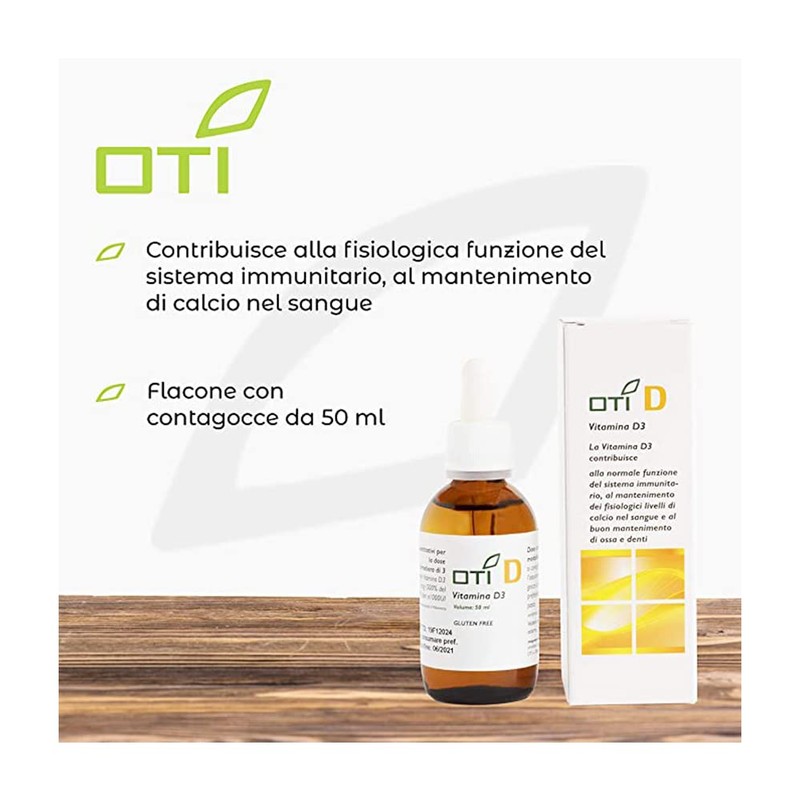 OTI D - Integratore Alimentare Naturale a Base di Vitamina