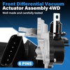 LINKCRO 41400-34013 4WD Vacuum Actuator Assembly - Front Differential Actuator