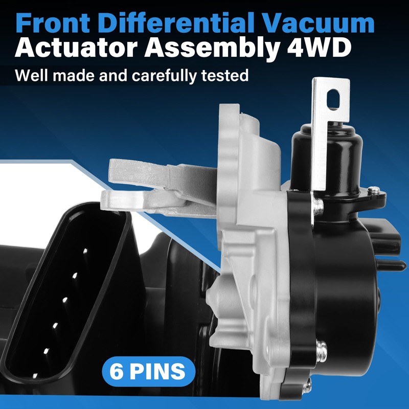 LINKCRO 41400-34013 4WD Vacuum Actuator Assembly - Front Differential Actuator