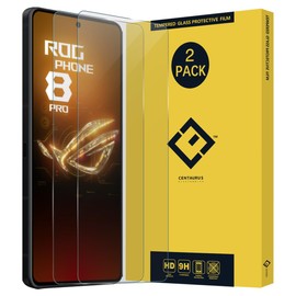 XINXUSONG 2Pcs For Rog Phone 8/8 PRO 6.78" Screen Protector, Anti-Scratch 9H HD Clear No-Bubble Tempered Glass Screen Protector Protective Film For A S U S Rog Phone 8/ Rog Phone 8 PRO 6.78 inch