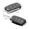 Kesiku 2pcs VW Key Shell Case for VW Polo Sharan