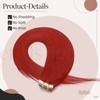 Silk-co Hair Extensions Tape in Human Hair 20inch #Red Real