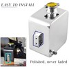 RYANSTAR Universal 2.5L Water Coolant Expansion Overflow Water Tank Reservoir