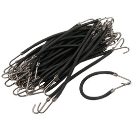 ZJIVQO 40 PCS Ponytail Hook Elastic Hair Bands with Hooks Hair Tie Hooks Elastic Headband with Double hook Rubber Band with hook Ball Hairstyle Hook Bridal Updo Hair Hook for Girls Women,Black