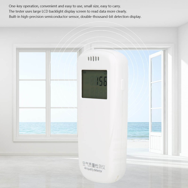 LCD Digital Formaldehyde HCHO TVOC Detector Indoor Air Quality Measurement