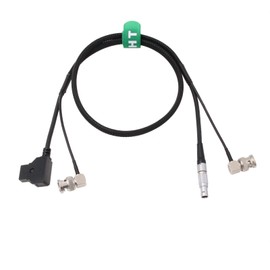 HangTon Teradek Bolt Bond Zacuto Gratical Eye Power HD SDI Video Cable D-tap 0B 2 Pin Right Angle BNC 80cm