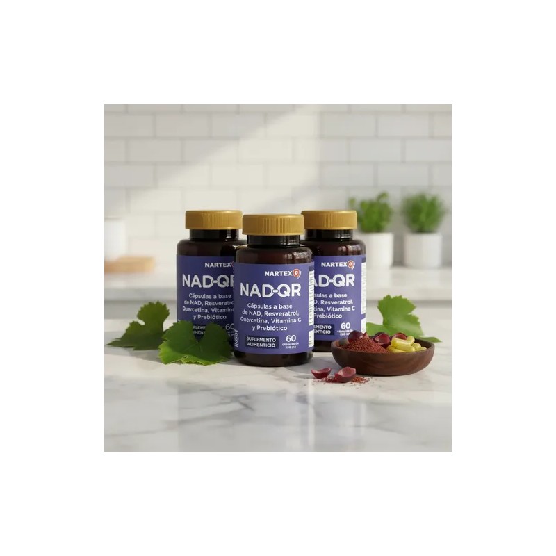 Nad+ | Quercetina Y Resveratrol 60 Caps Suplemento 3 Pack