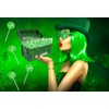 Fruidles St. Patrick's Day Swirl Lollipops, Party Favor Box, Individually