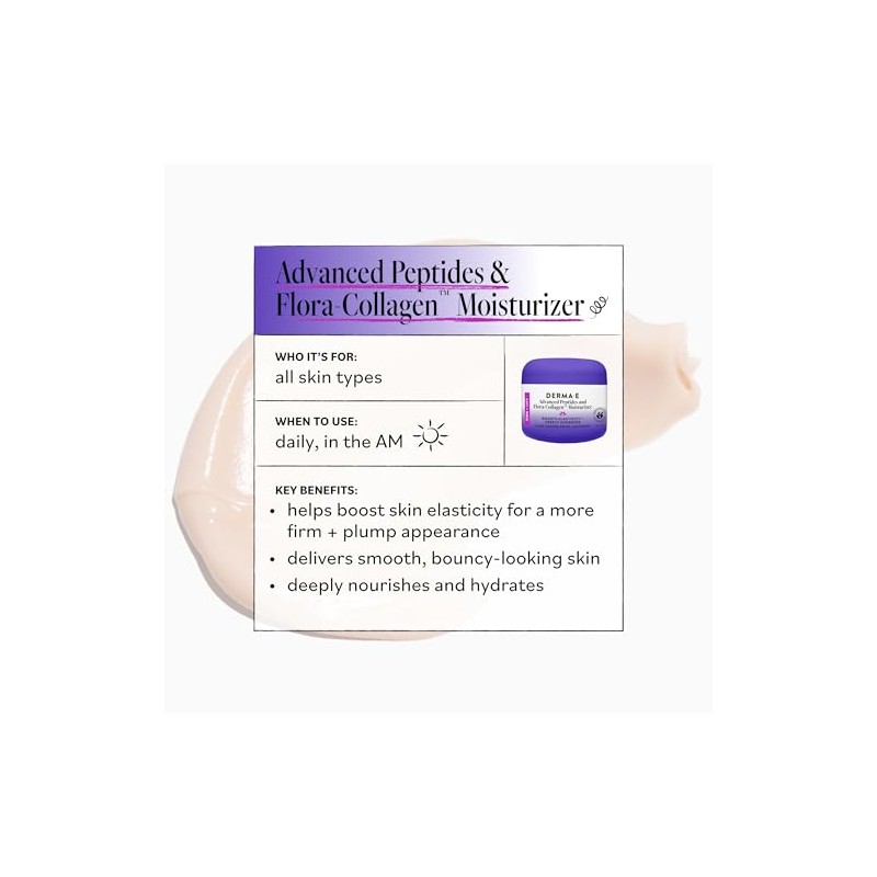DERMA-E - Derma E- Derma-E Advanced Peptides And Vegan Flora-Collagen