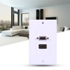 Yoidesu Panel de Pared Socket Enchufe de Pared Doble Puerto