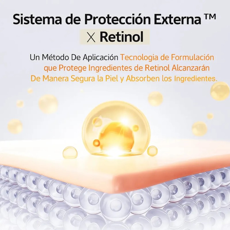 Mascarilla Coreana Retinol Vitamina C E 25ml