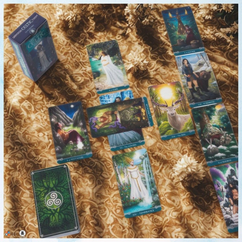Tarot Cards, 78 Cards, Tarot Divination, Universal Celtic Tarot, Japanese