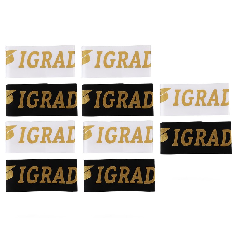 5 Sets Graduation Sash Polyester Party Congratulation with Letter Keepsake