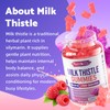 2 Pack Milk Thistle Gummies, Milk Thistle Extract for Antioxidant