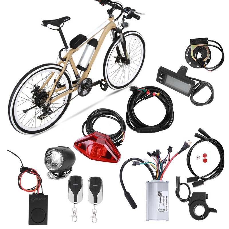 Electric Bicycle Waterproof Line Kit Mountain Bike Assist Controller Meter