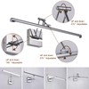 Chrome Bathroom Vanity Light Not Dimmable 16W 24 Inch LED