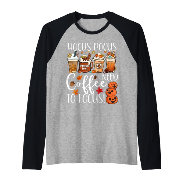 Cute Hocus Pocus I Need Coffee To Focus Fall Pumpkin