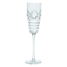 Baci Milano Flute Champagne Clear, Acrylic