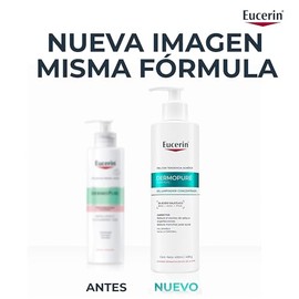 EUCERIN DermoPure Gel de Limpieza Concentrado 400ml Gel Facial con Ácido Salicílico para Rostro y Cuerpo, Anti-Manchas, Anti-Imperfecciones, Anti-Bril