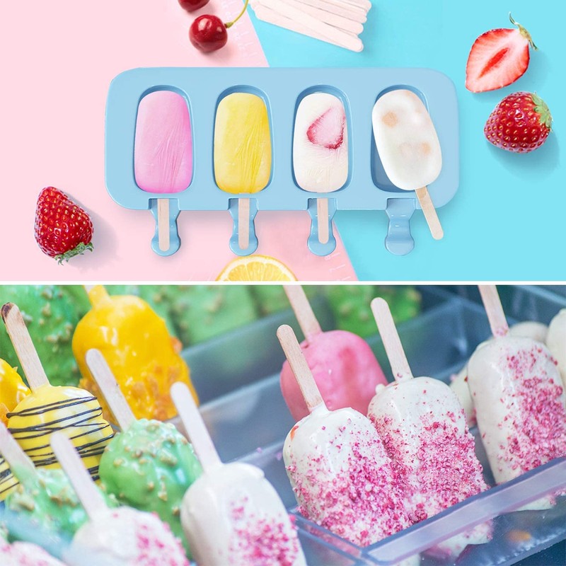 Popsicles Molds, Ozera 2 Pack Homemade Cake Pop Molds, Reusable