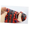 Outanaya 1pc Leopard Red Exercise Resistance Belt Elastic Stretch Band